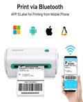 Bluetooth Thermal Shipping Label Printer, 4''X6'' Bluetooth Label Printer for Shipping Packages