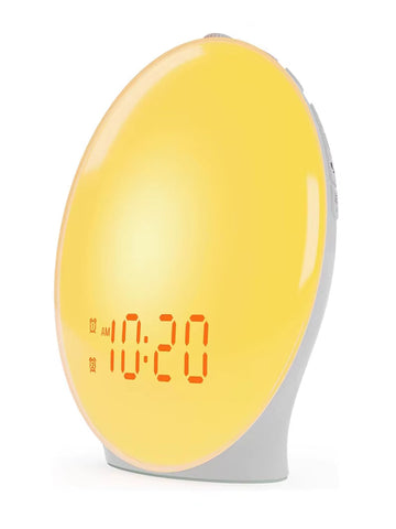 Wake up Light Alarm Clock Sunrise/Sunset Simulation Digital Clock with Night Light FM Radio Desk Clocks