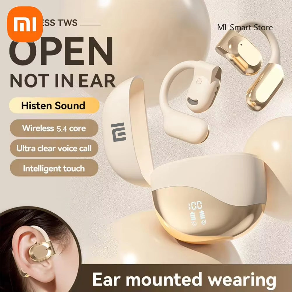 Intelligent Translator Earphones with Smart AI Technology, Bluetooth Compatible Version 5.4, Noise Reduction Capability, Long Battery Life (Up to 6 hours)