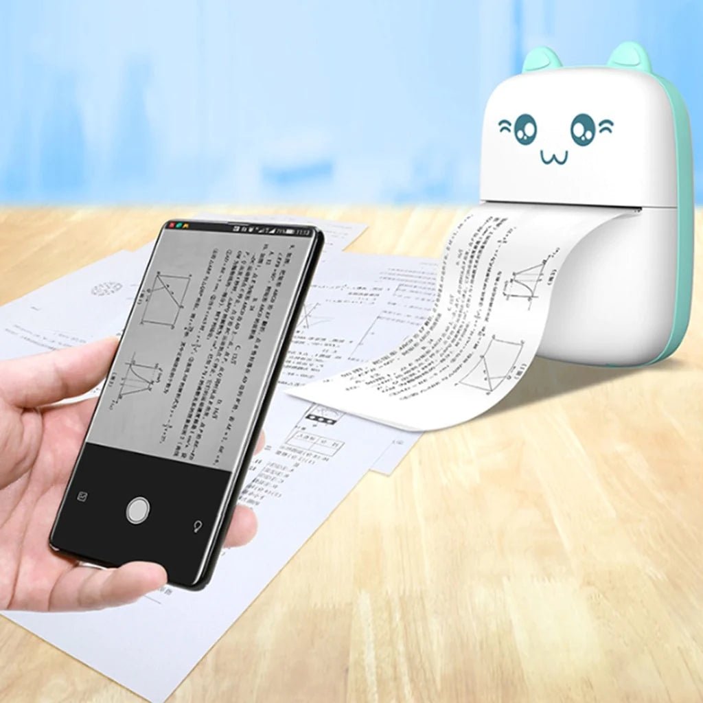 Mini Printer Portable Mini Bluetooth Wifi New Wrong Printer Mobile Phone Photo Title Note Hot Print Pocket Label Printer