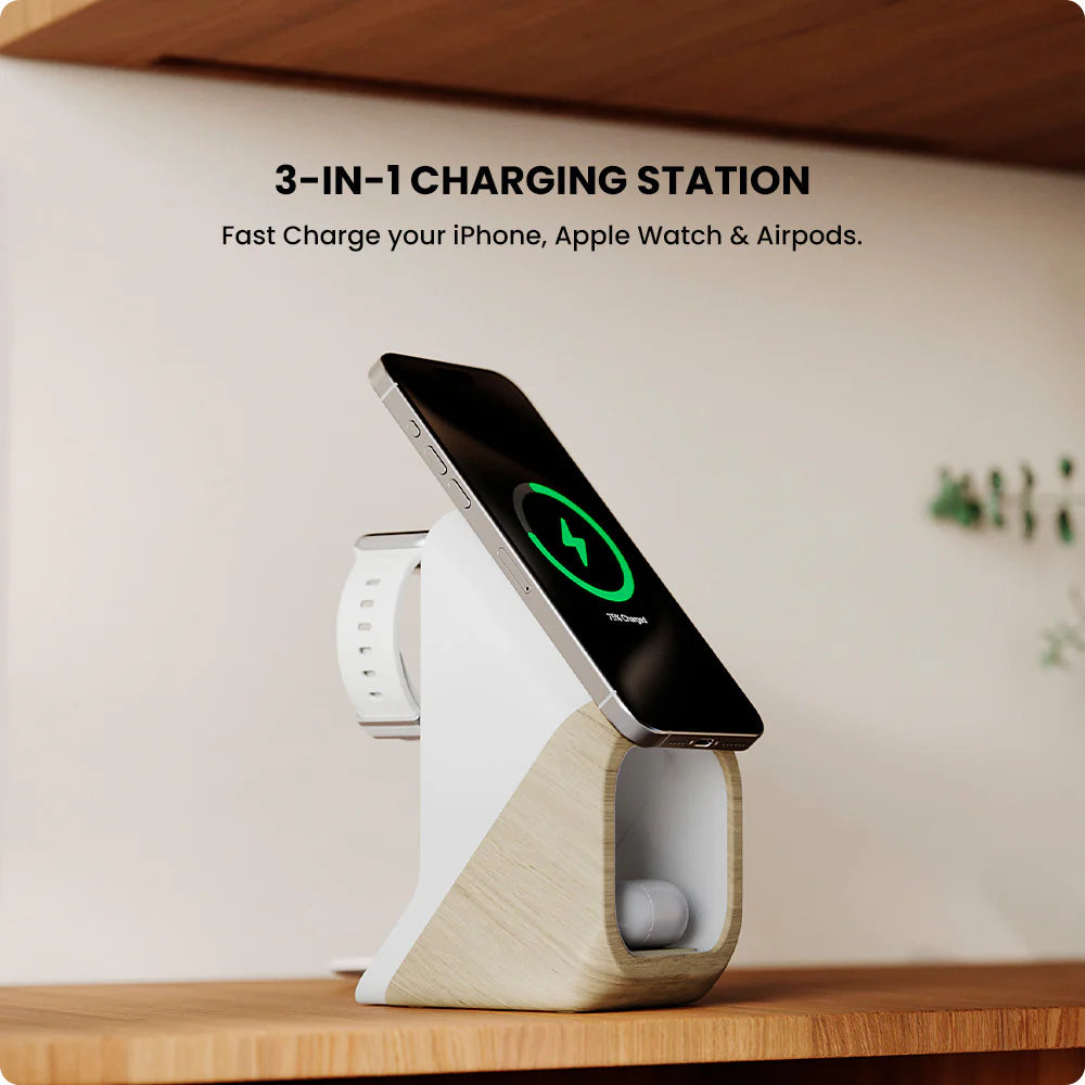 NOVA 3-In-1 Fast Wireless Charging Station