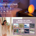 Wake up Light Alarm Clock Sunrise/Sunset Simulation Digital Clock with Night Light FM Radio Desk Clocks