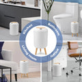 Motion Sensor Trash Can: Touchless, Automatic, Waterproof for Kitchen, Bathroom (White)