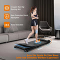 300Lb Walking Pad, 0.6-3.8 Mph Speed Range 2.5HP Quite under Desk Treadmill, 2 in 1 Treadmill for Home/Office Exercise with Remote Control, Portable Treadmill with LED Display(Black)