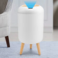 Motion Sensor Trash Can: Touchless, Automatic, Waterproof for Kitchen, Bathroom (White)