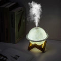 Aromatherapy Humidifiers 3D Moon with LED Light Air Humidifier Moisturize Skin Relieve Fatigue for Home Office Yoga Gym Supplies