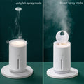 Jellyfish Smoke Rings Ultrasonic Air Humidifier USB Portable Aromatherapy Essential Oil Diffuser with Warm Lamp Aroma Diffuser