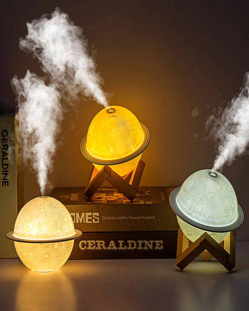 Aromatherapy Humidifiers 3D Moon with LED Light Air Humidifier Moisturize Skin Relieve Fatigue for Home Office Yoga Gym Suppliesshop_this_look_amDhCa