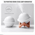 Aromatherapy Humidifiers 3D Moon with LED Light Air Humidifier Moisturize Skin Relieve Fatigue for Home Office Yoga Gym Supplies