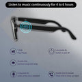 Wireless Smart Glasses, Multifunctional Wireless Smart Glasses Headphones, Fashion Long Battery Life Smart Sunglasses for Driving, Cycling, Outdoor, Smart Glasses for Men & Women Music Playback Smart Glasses Headphone Glasses Smart Bluetooth