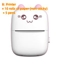 Mini Printer Portable Mini Bluetooth Wifi New Wrong Printer Mobile Phone Photo Title Note Hot Print Pocket Label Printer