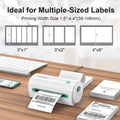 Bluetooth Thermal Shipping Label Printer, 4''X6'' Bluetooth Label Printer for Shipping Packages