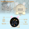 Alarm Clock for Kids, Ok to Wake Clock with Sleep Training, Rabbit Digital Alarm Clock with Night Light