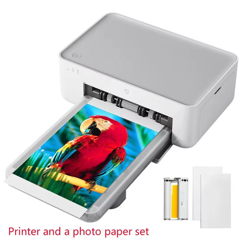 Wireless Smart Photo Printer 1S, High-Definition Quality Photos, Compatible with iOS & Android, Holds 3inch/6inch Photo Paper